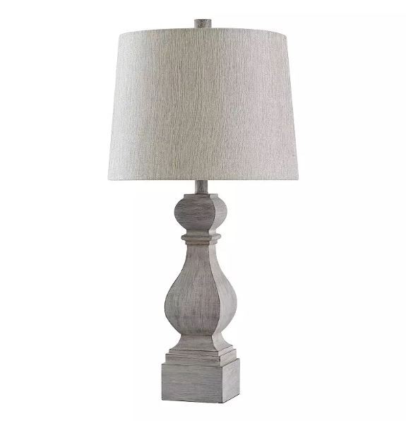 Distressed Table Lamp